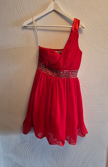 one-shoulder juhlamekko M