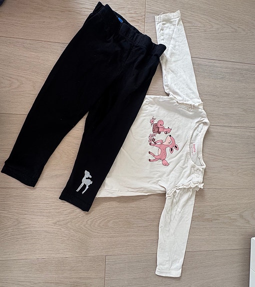 Bambi paita ja legginssit 86/92 cm