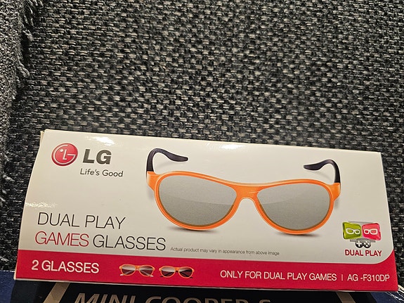 Dual play games glasses LG
