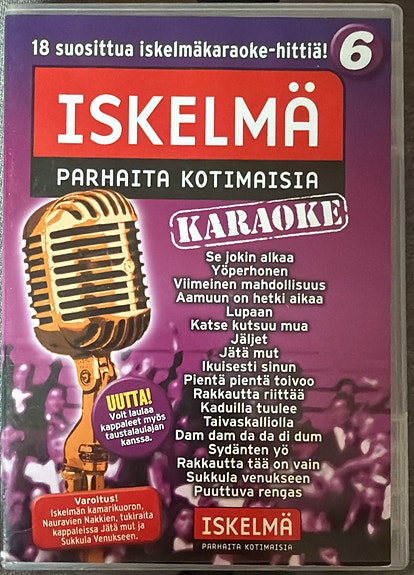 Iskelmä karaoke 6 DVD