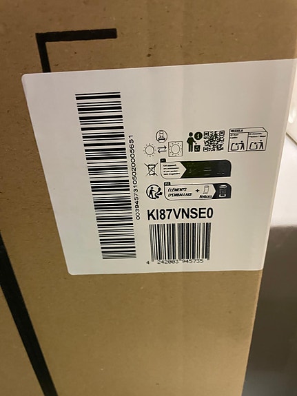 Uusi Siemens jääkaappi / pakastin