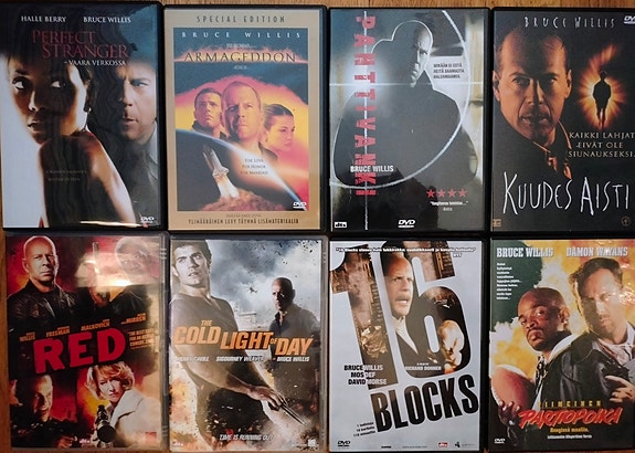 Bruce Willis dvd leffoja