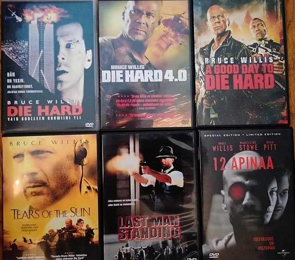 Bruce Willis dvd leffoja