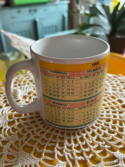 1991 kalenteri muki