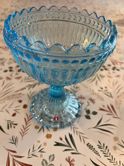Iittala Mariskooli iso, Sininen Lasi
