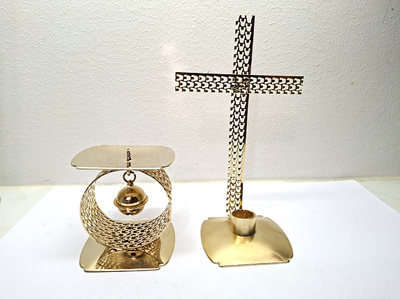 Karaatti kynttilänjalat 2 kpl, design Elof Lindblom