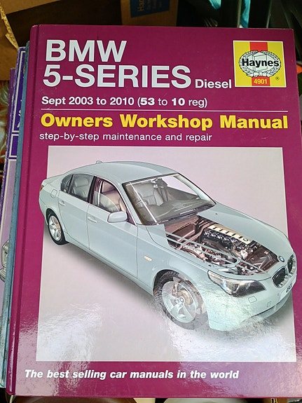 BMW 5O0 sarja Diesel Huolto-opas Kirja 2003-2010
