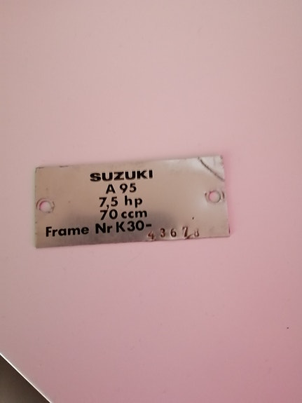 Suzuki A 95 osa