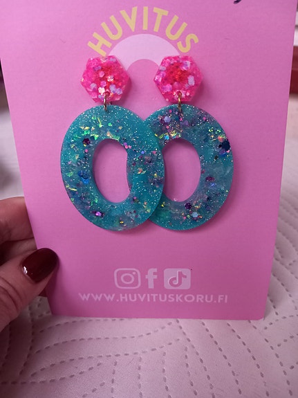 Glitter korvakorut Huvituskoru