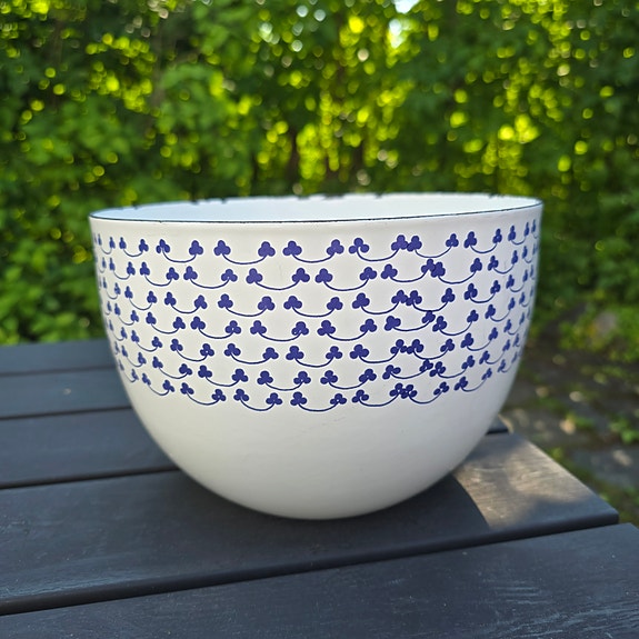Finel Siniapila Kulho valkoinen Esteri Tomula