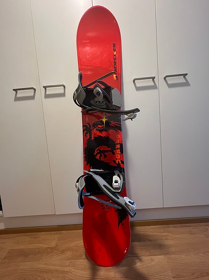 Full snowboard set 155cm