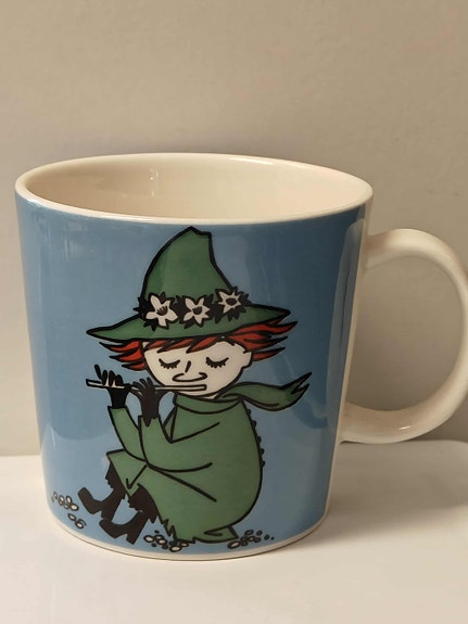 Arabia Muumi Mukit Nuuskamuikkunen Sininen