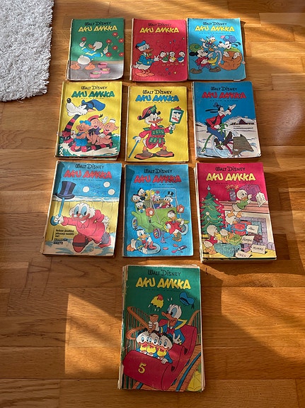 Aku Ankkoja, vanhoja lehtiä