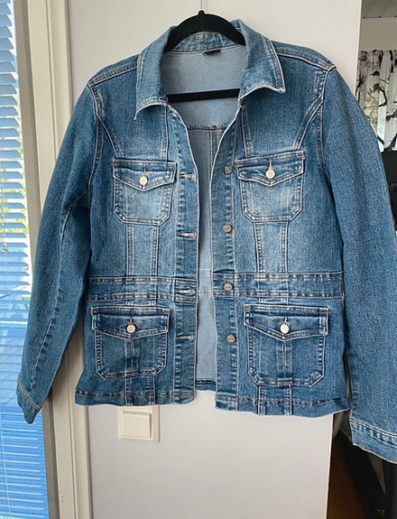 Farkkutakki, vaalea denim