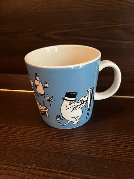 Muumimuki: Maalaavat muumit, Sininen (1990-1996)