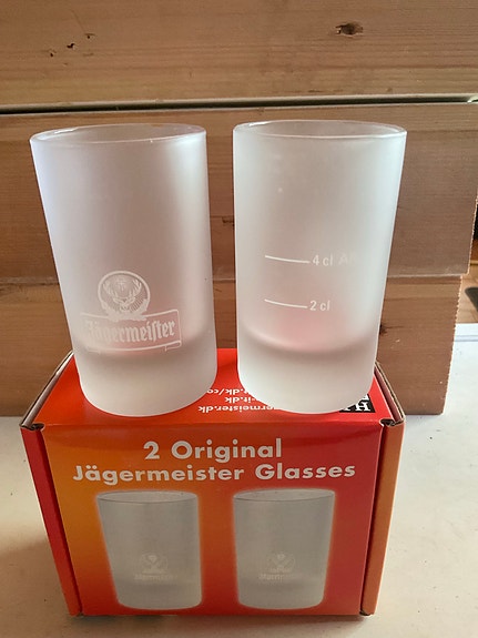 Bolia Jägermeister Lasit 2 kpl Frosted Lasi