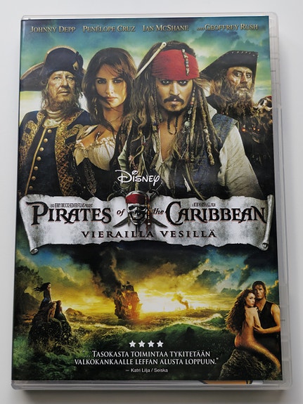 Pirates Of The Caribbean - Vierailla Vesillä dvd