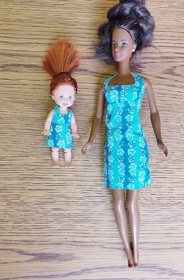 Vintage barbie mekot