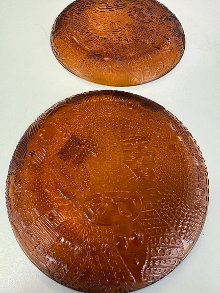 Nuutajärvi fauna lautaset 2kpl