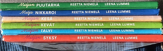 Reetta Niemelä Kirjasarja Kovakantisia Kirjoja