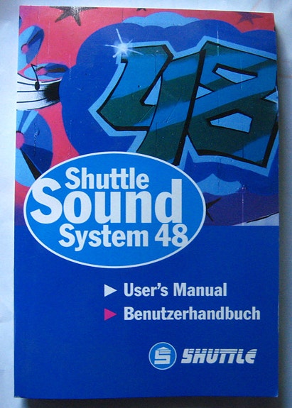Käyttäjän käsikirja.Shuttle Sound System 48