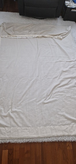 Beige verho