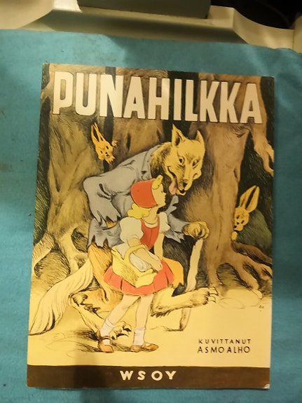 Punahilkka Lastenkirja Kuvittanut Asmo Alho