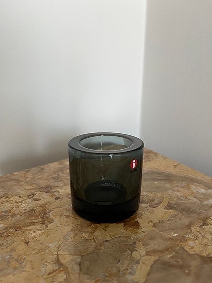 Iittala, 60mm Kivi-kynttilälyhty, harmaa