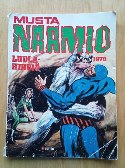 Musta Naamio, Luolahirviö. Sarjakuva 1978