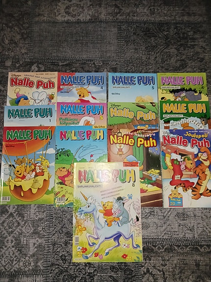 Nalle puh lehtiä