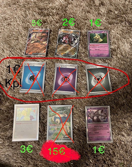 Pokemon-kortteja