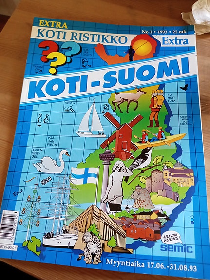 Koti ristikko EXtra no:1 1993 Koti-Suomi