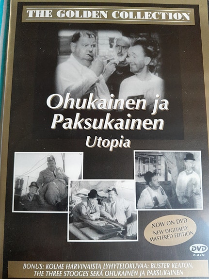 Ohukainen ja Paksukainen Utopia DVD-elokuva
