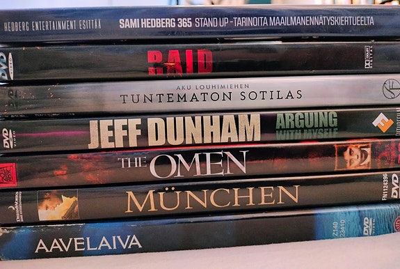 Dvd leffoja