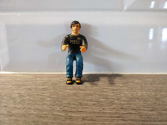 Schleich autonkuljettaja