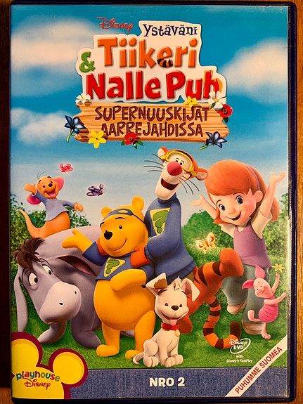 Ystäväni Tiikeri ja Nalle Puh Supernuuskijat aarrejahdissa DVD
