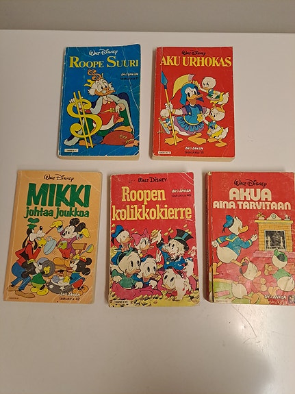 Aku Ankka, pokkarit 13 kpl, no 11- 89/2€kpl