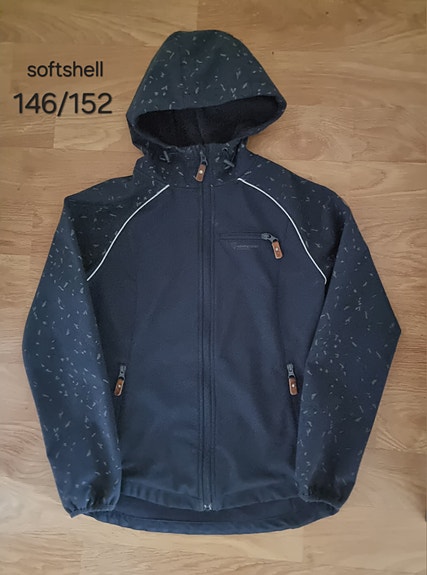 PompDelux softshell-takki 146/152