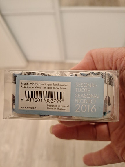 Arabia Muumi minimukit 2014 lumihevonen
