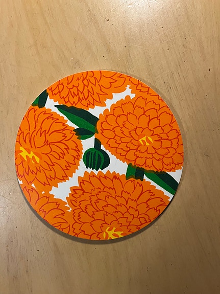 Marimekko Primavera pannunalunen oranssi