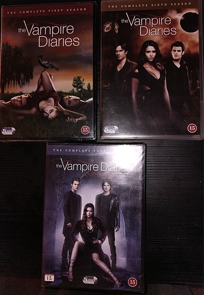 🧛💕🧛 Vampire Diaries 📀-kaudet 6 ja 4,1 (UUDET!)