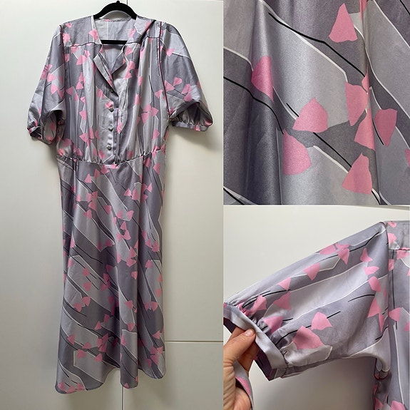 Todella upea vintagemekko, koko L/XL