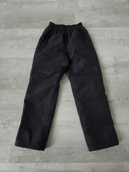 Lasten mustat toppahousut koko 140 unisex