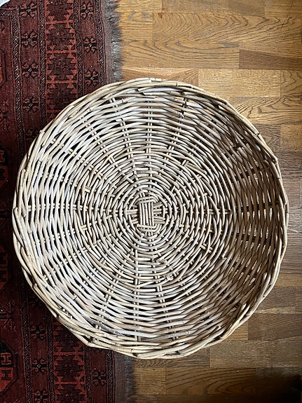 Punottu iso kori, 57 cm