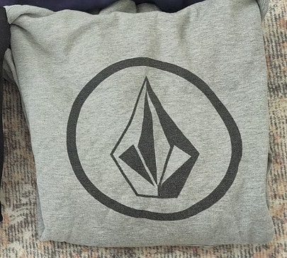 Volcom harmaa huppari