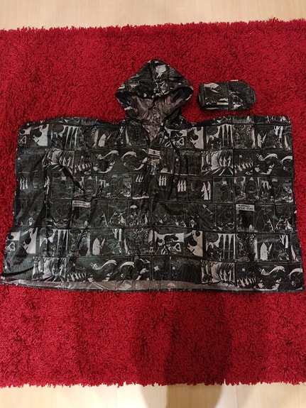 Muumi Lasten Poncho Musta One size Unisex