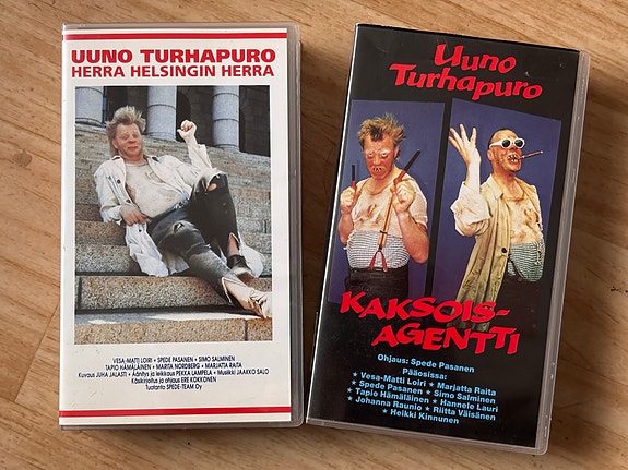 Uuno Turhapuro Herra Helsingin Herra ja Kaksoisagentti VHS