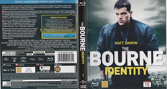 The Bourne Identity Blu-Ray