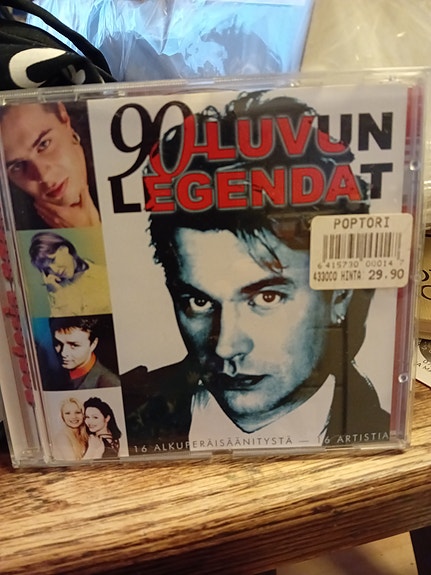 90-luvun Legendat CD-levy kokoelma suomi pop rock