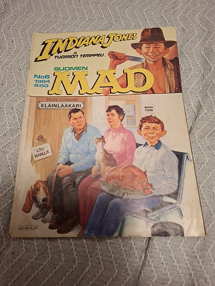 MAD-lehti Indiana Jones -teemalla Numero 8